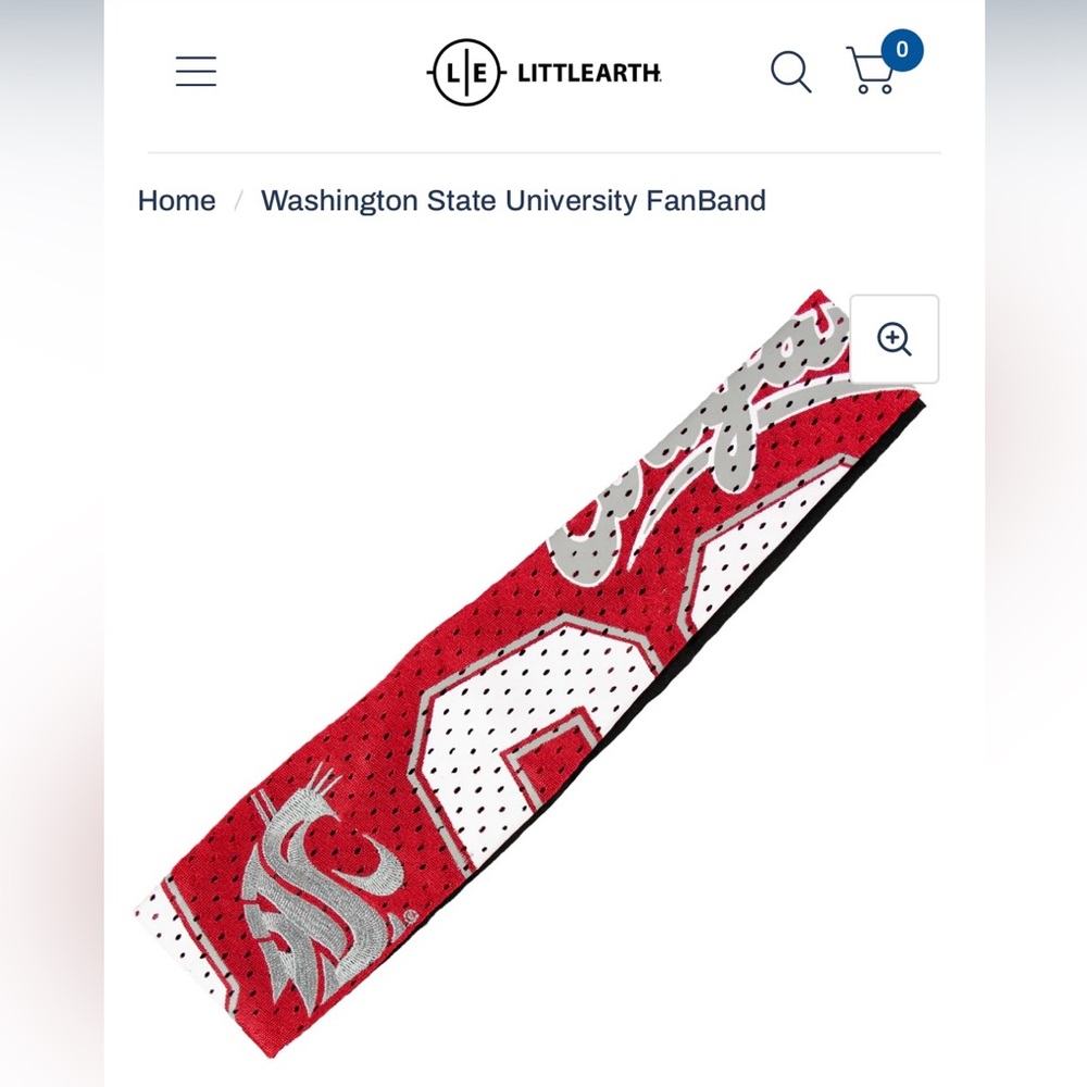 NWOT Little Earth Brand Washington State University FanBand